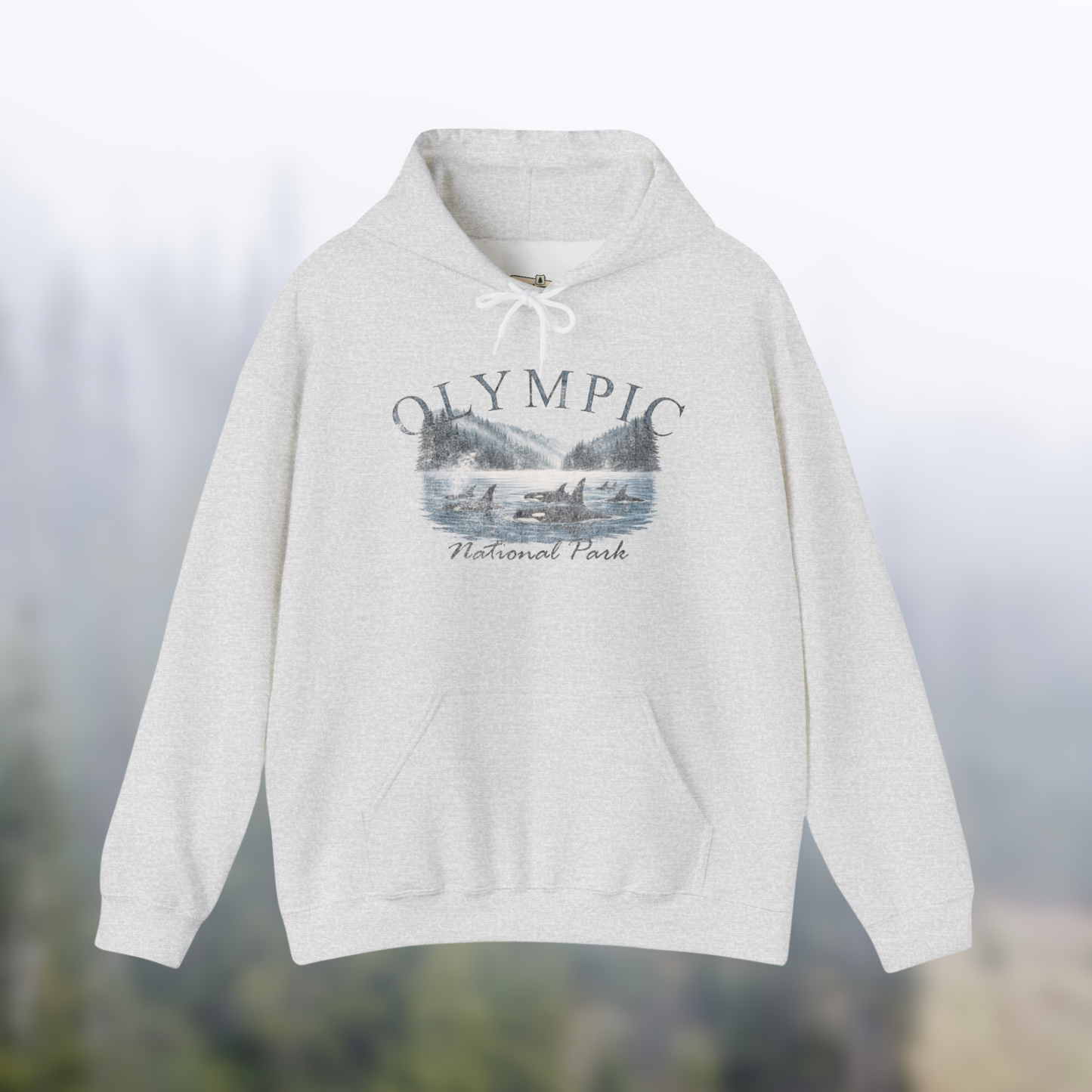 Olympic National Park Orca Hoodie