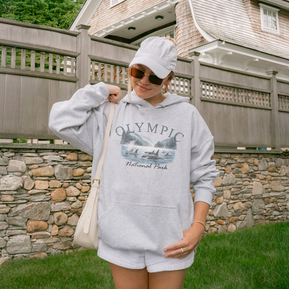 Olympic National Park Orca Hoodie