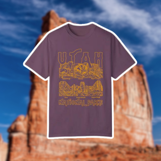 Utah Mighty Five National Parks Shirt