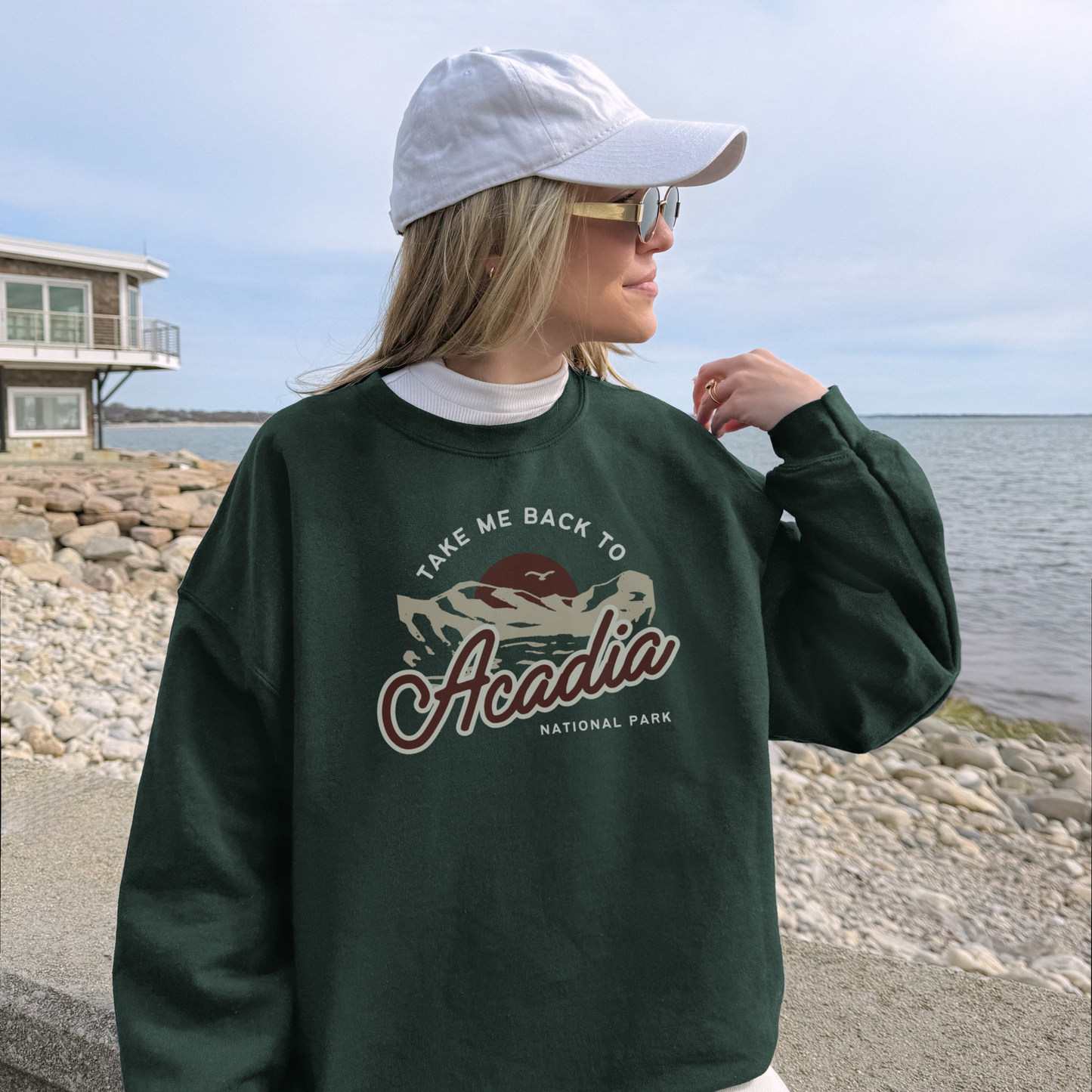 Take Me Back to Acadia National Park Sweatshirt