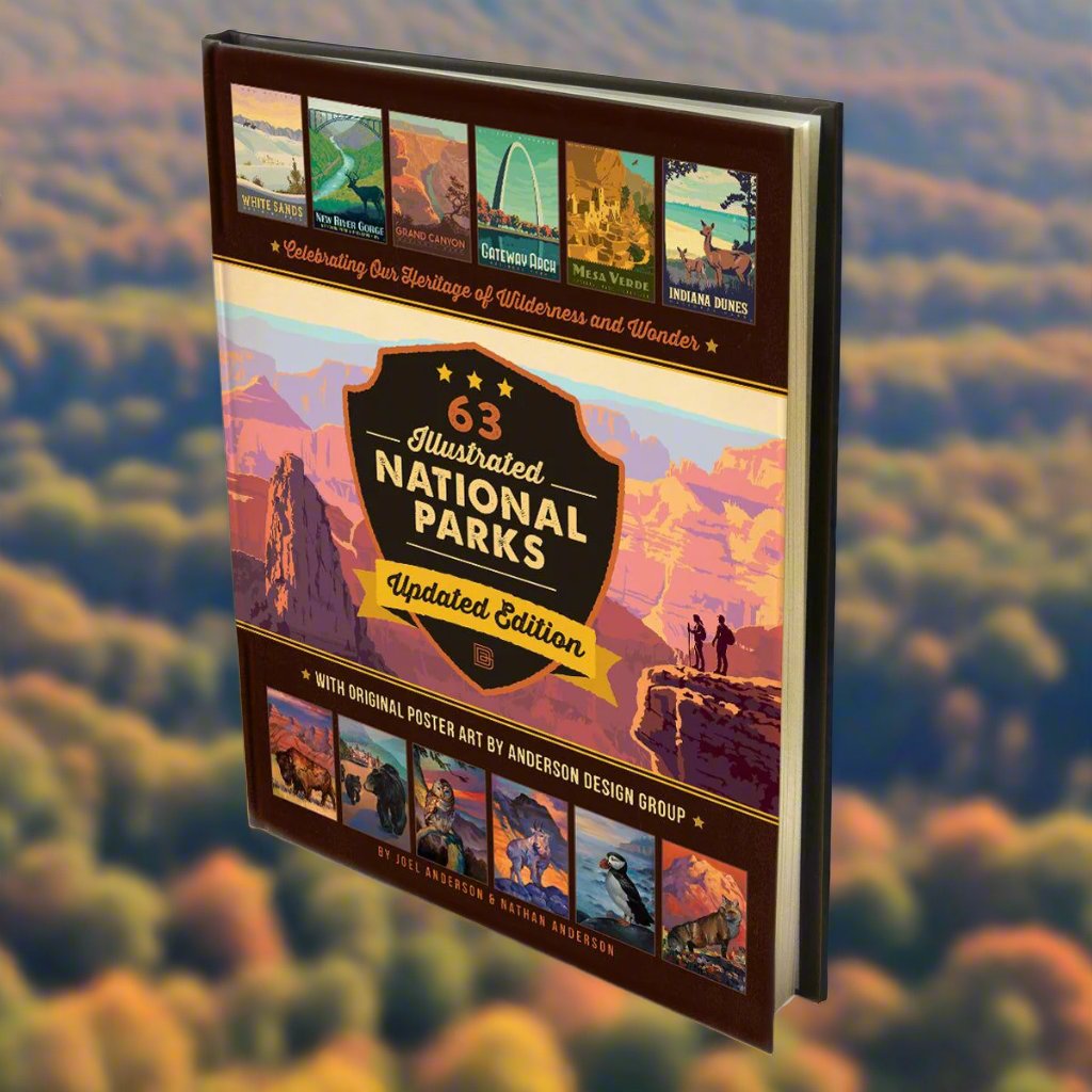 63 National Parks: Updated Edition HARD COVER Coffee Table Book