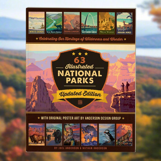 63 National Parks: Updated Edition SOFT COVER Book - Best Seller