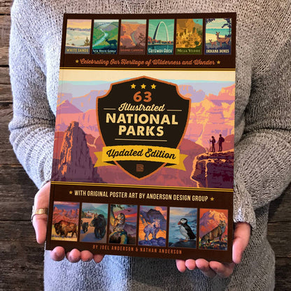 63 National Parks: Updated Edition SOFT COVER Book - Best Seller