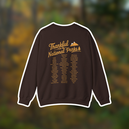 Thankful for National Parks Crewneck