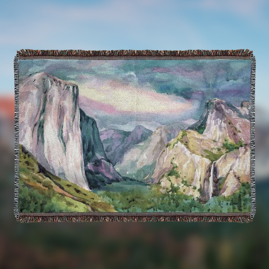 Yosemite National Park Woven Blanket