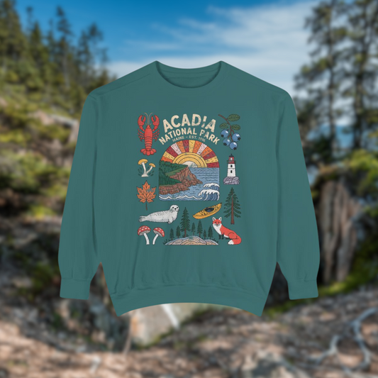 Acadia National Park and Friends Crewneck