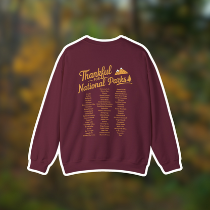 Thankful for National Parks Crewneck