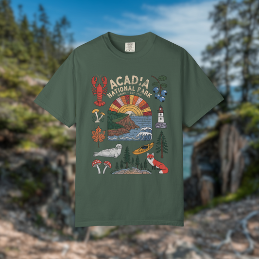 Acadia National Park and Friends Tee