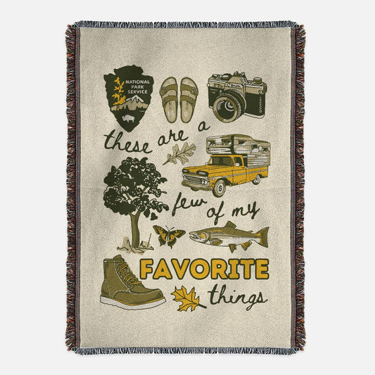Favorite Things National Parks Woven Blanket