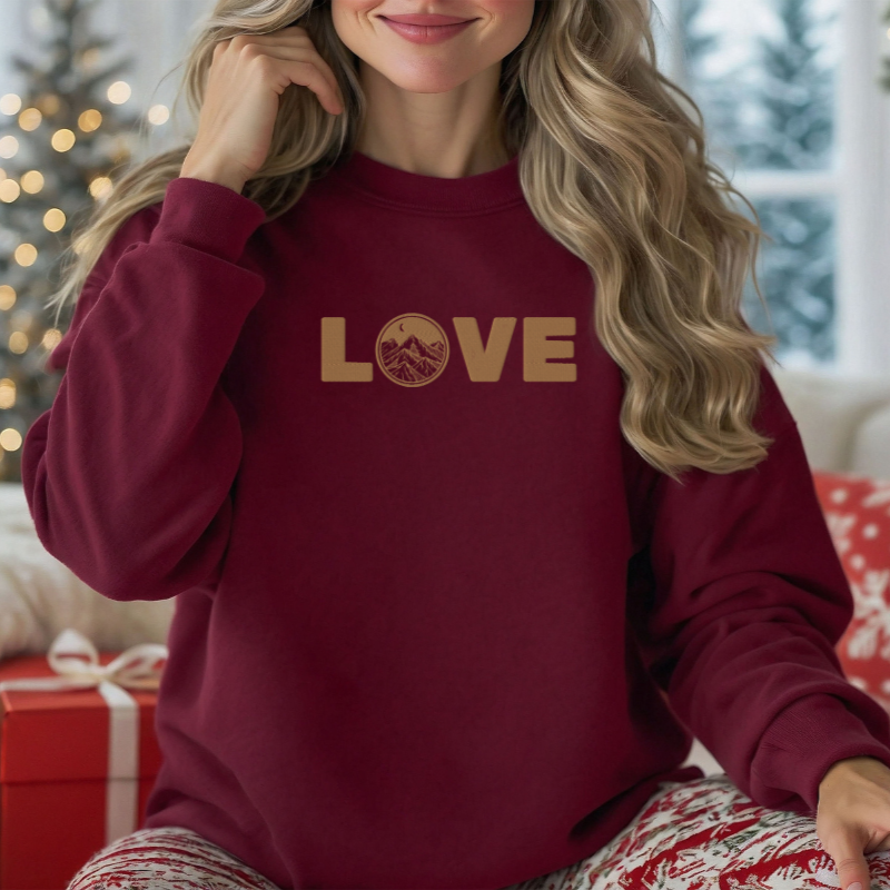 LOVE National Parks Embroidered Crewneck