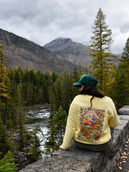 Going to the Sun Road Glacier National Park Crewneck