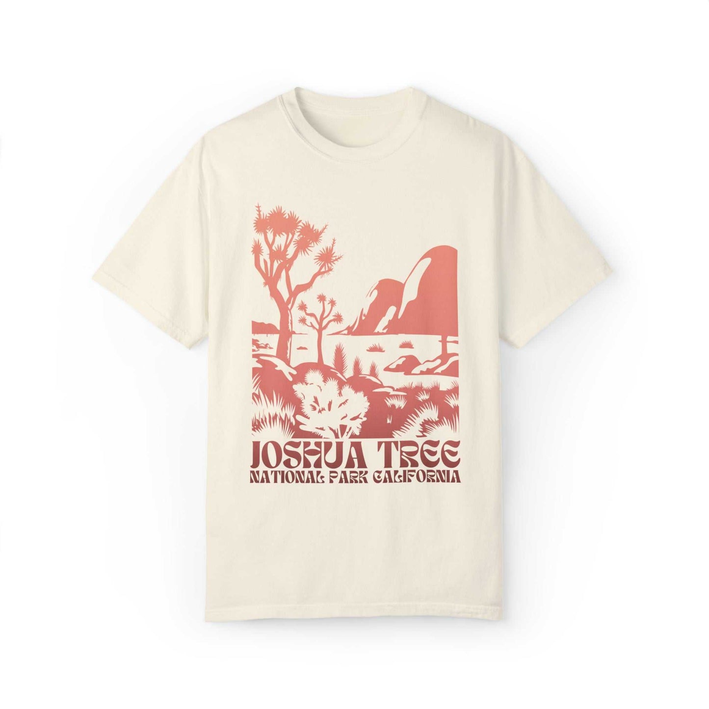Joshua Tree National Park ShirtBring back the vibe on your next outdoor outing with this 90s vintage styled Joshua Tree National Park Graphic Tee.
- mid-weight cotton fabric - garment dyed for a v
