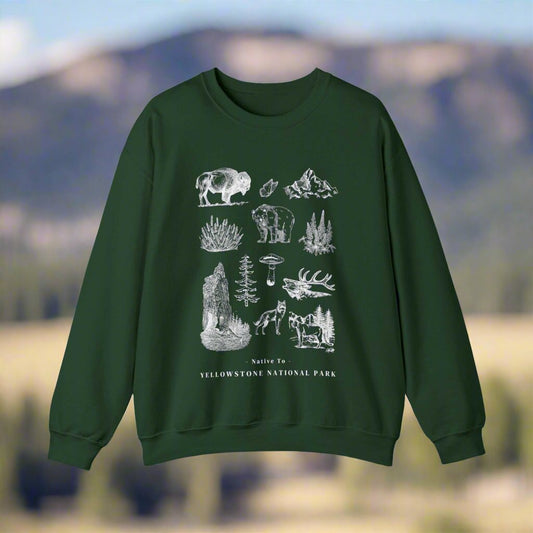 Native to Yellowstone National Park Sweatshirt