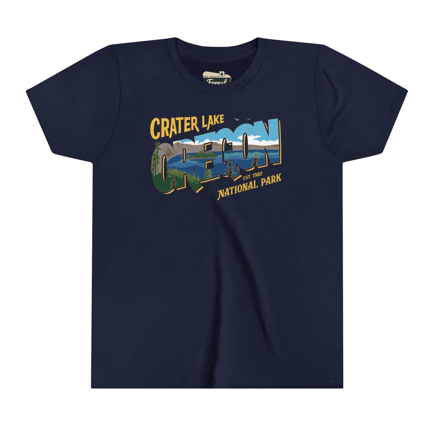 crater lake national park shirt for kids