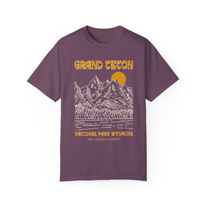 Grand Teton Sunset National Park Shirt