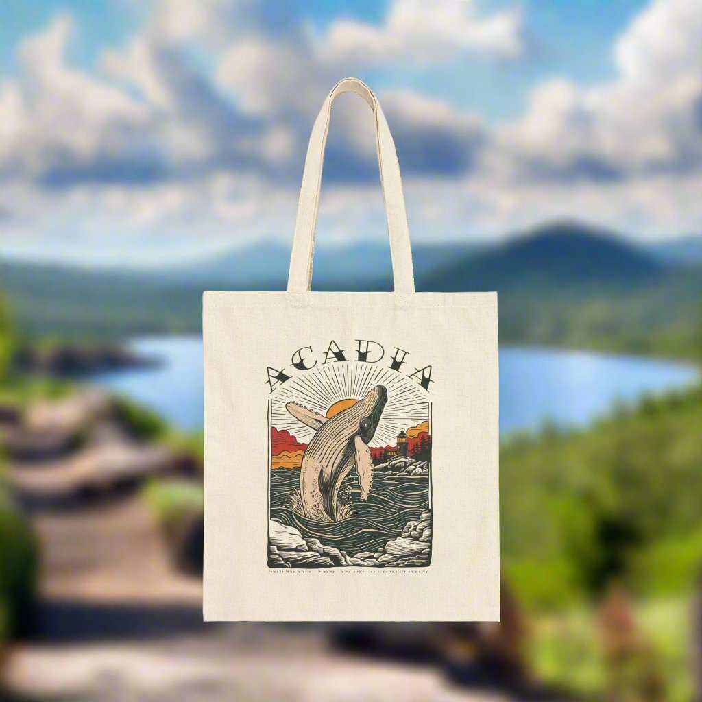 Acadia National Park Humpback Tote Bag - Embrace Nature's Wonders