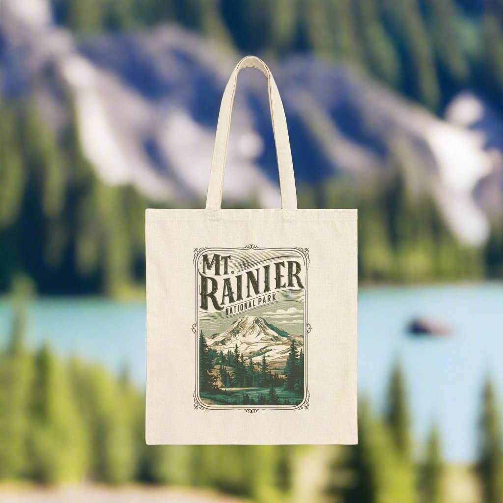 Mt. Rainier National Park Tote Bag