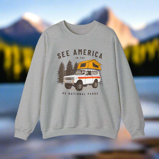 See America International Harvester Scout Camper Sweatshirt