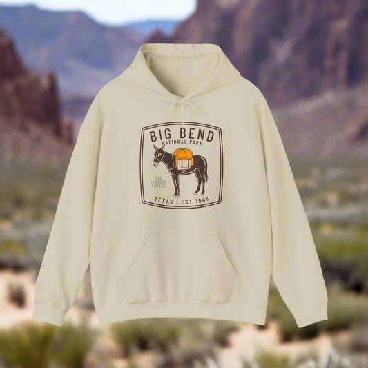 Big Bend National Park SweatshirtBring home your favorite fun little trail buddy from Big Bend National Park of Texas into your wardrobe with this cozy and comfy crewneck sweatshirt or hoodie.
Detai