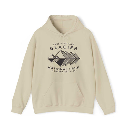 Glacier Lake McDonald National Park SweatshirtBring the beauty of Lake McDonald in Glacier National Park in the Rocky Mountains of Montana into your wardrobe with this ultrasoft and lightweight jersey cotton t-s