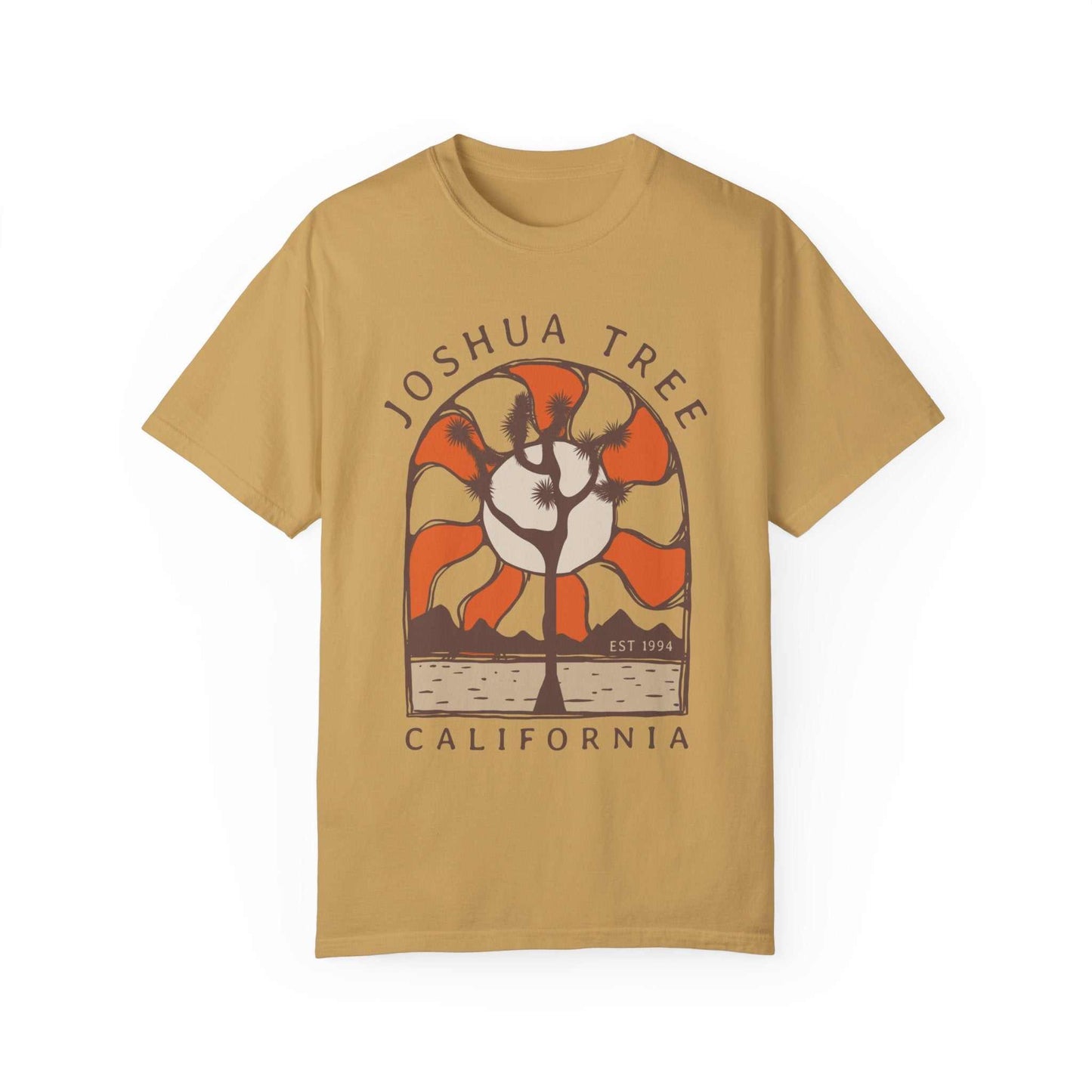 Desert Sun Joshua Tree National Park ShirtRemember the feeling of the desert sun on your face all winter long with our latest Joshua Tree National Park Desert Sun Tee.
- jersey cotton - soft and lightweight 