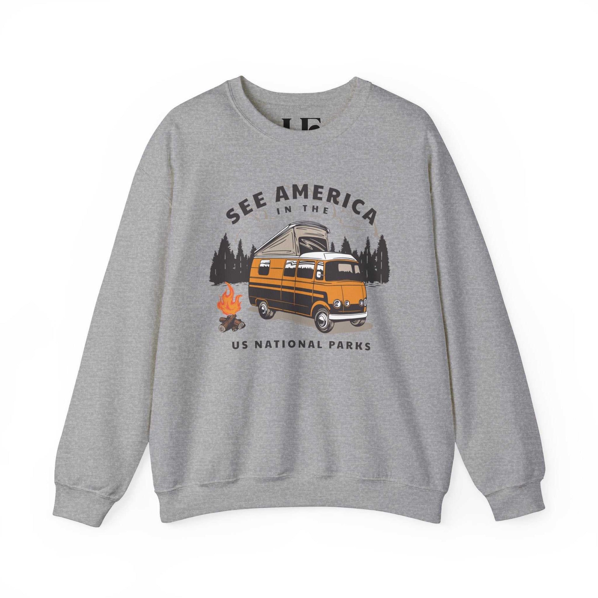 See America Van Life Crewneck Sweatshirt