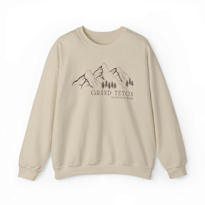 Grand Teton National Park SweatshirtBring the majesty of Grand Teton National Park into your wardrobe with this crewneck sweater inspired by the iconic Rocky Mountains that drew you into the park.
Deta