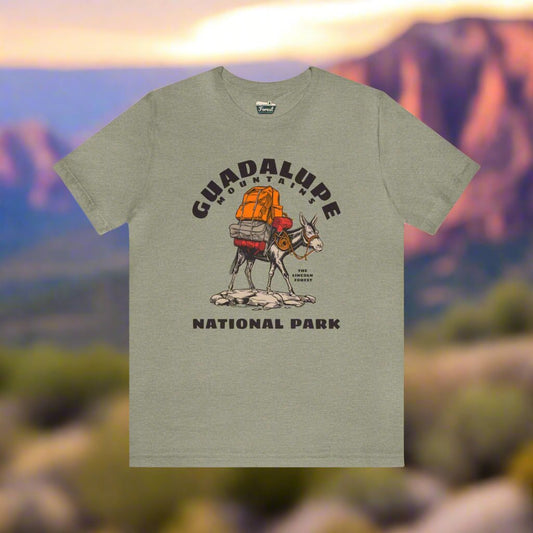 Guadalupe Mountains National Park ShirtDetails:
- 100% jersey cotton - light weight ultra soft fabric - unisex sizing
The Lincoln Forest cares deeply about the planet and creating a business that gives ba