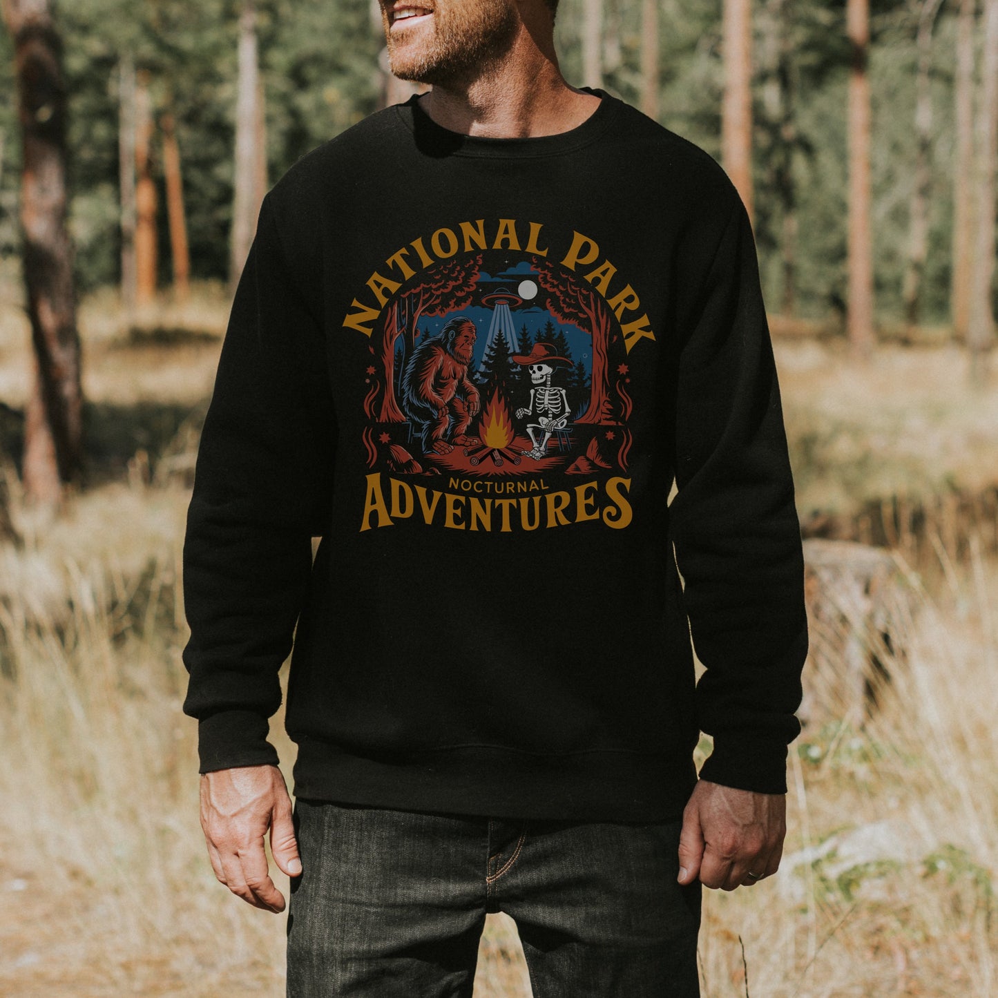 National Park Nocturnal Adventures Crewneck