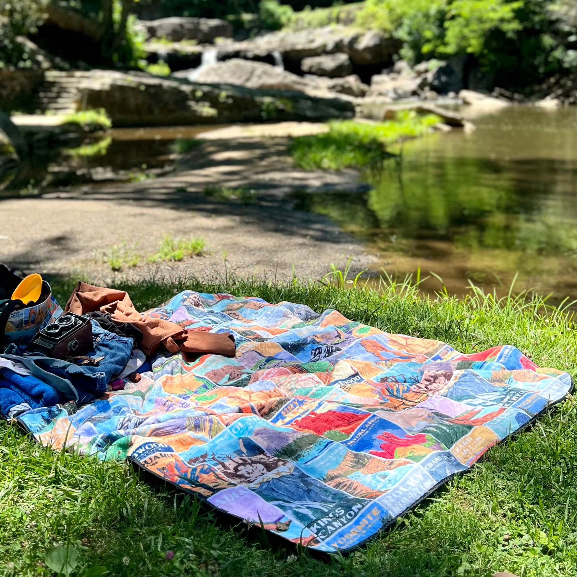 National Parks Microfiber Picnic Blanket