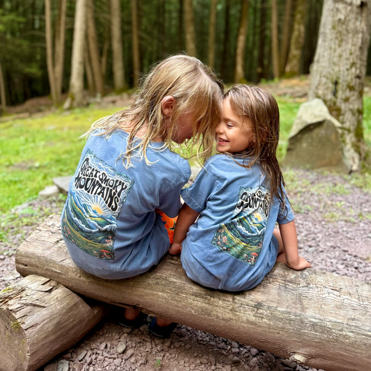 Great Smoky Sunrise Mist Youth Tee