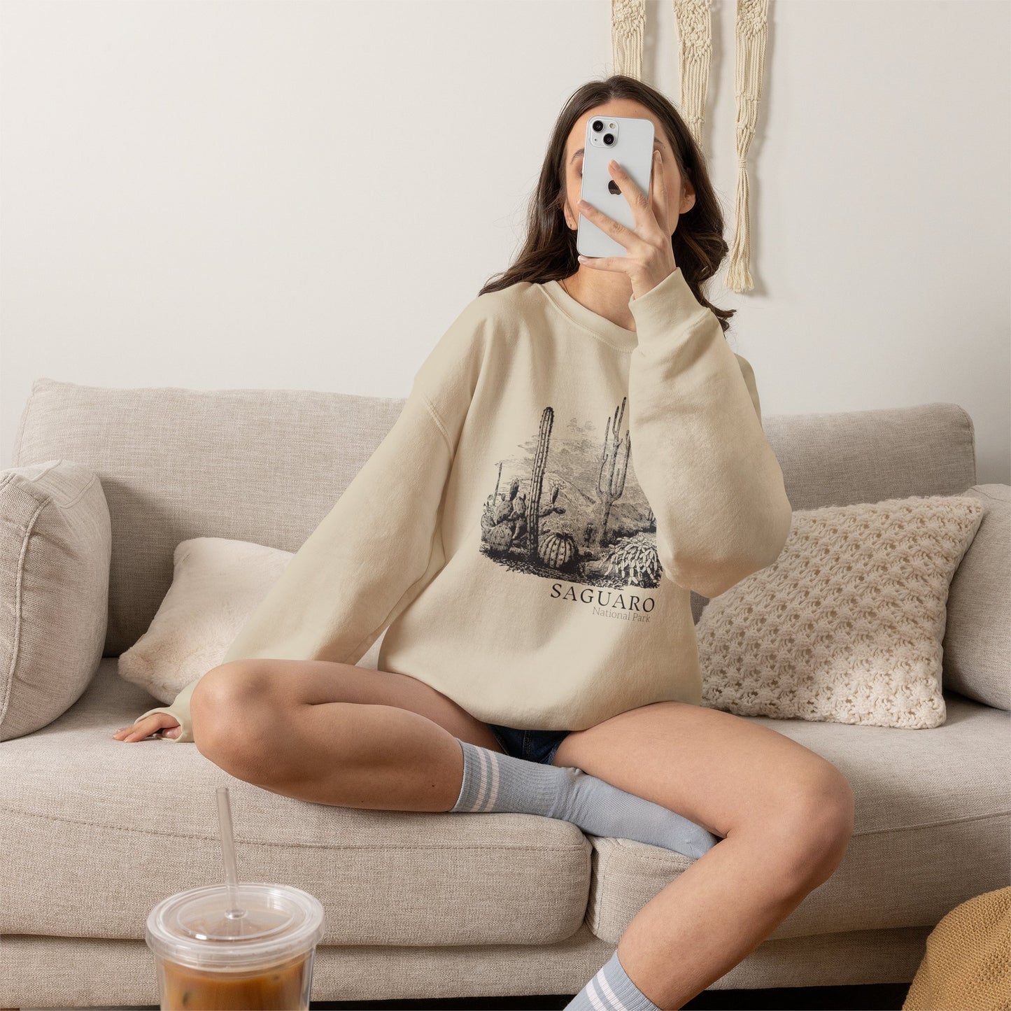 Saguaro National Park Sketch Sweatshirt