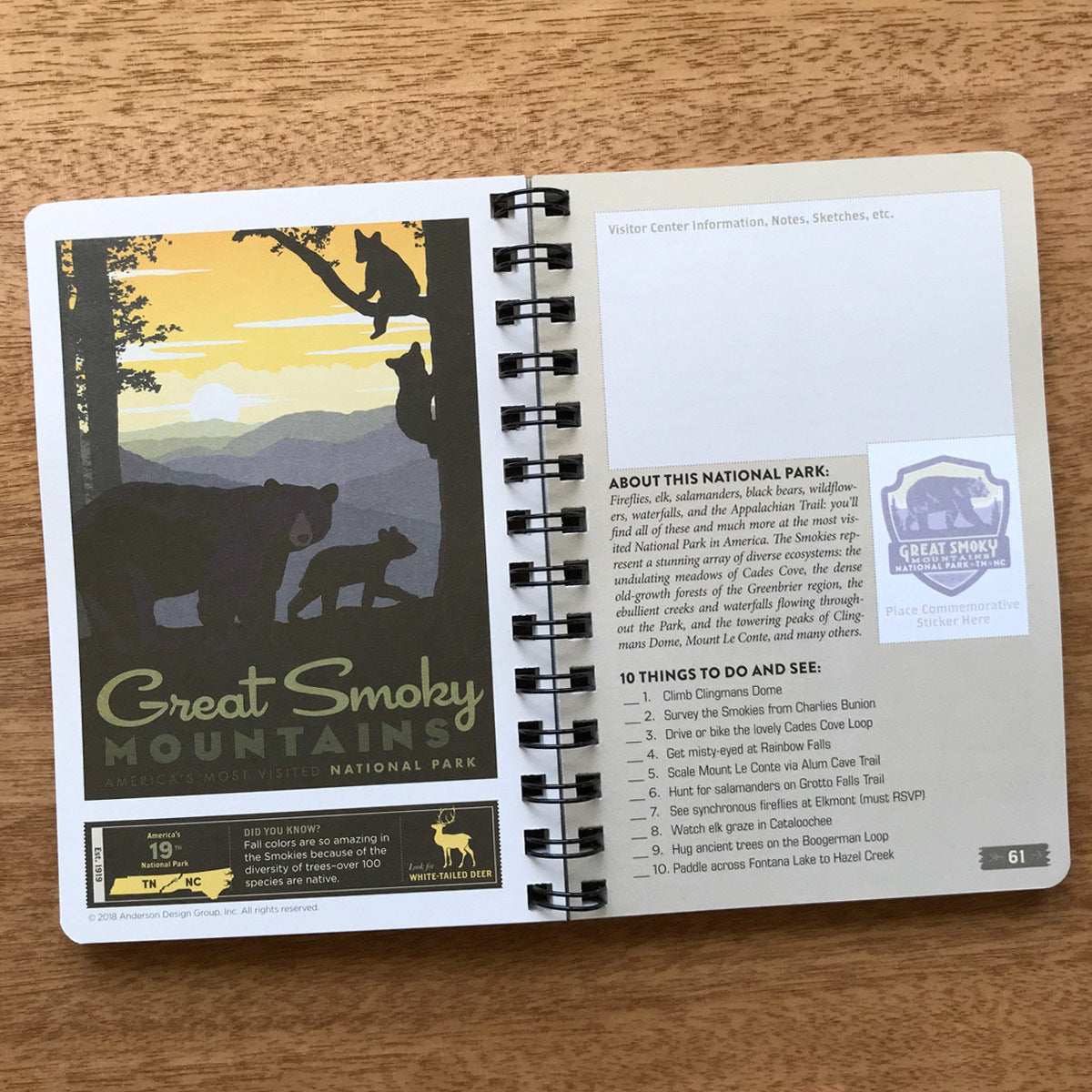 63-Park National Park Adventure Guide Book