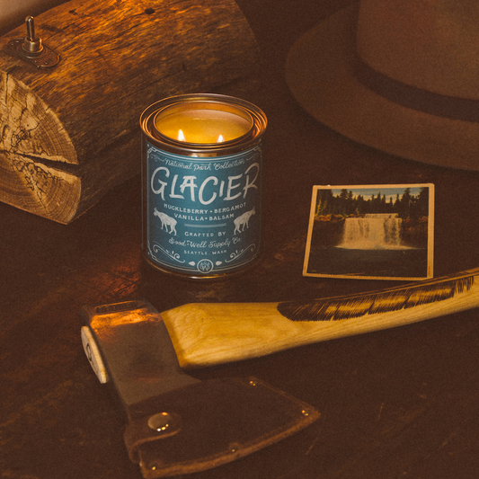 Glacier National Park Candle