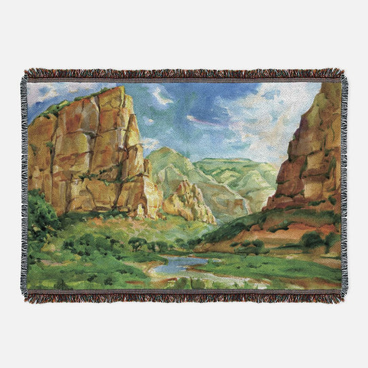 Zion National Park Woven Blanket