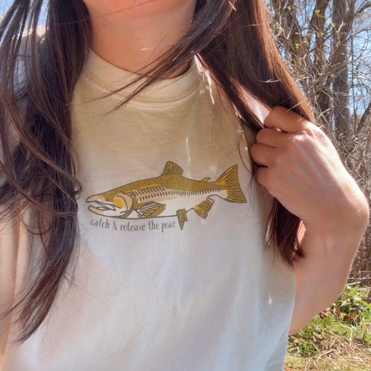 Catch & Release The Peace Boxy Top