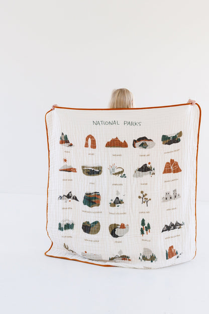 National Parks II Baby Quilt