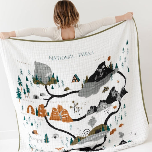 National Parks Baby Quilt