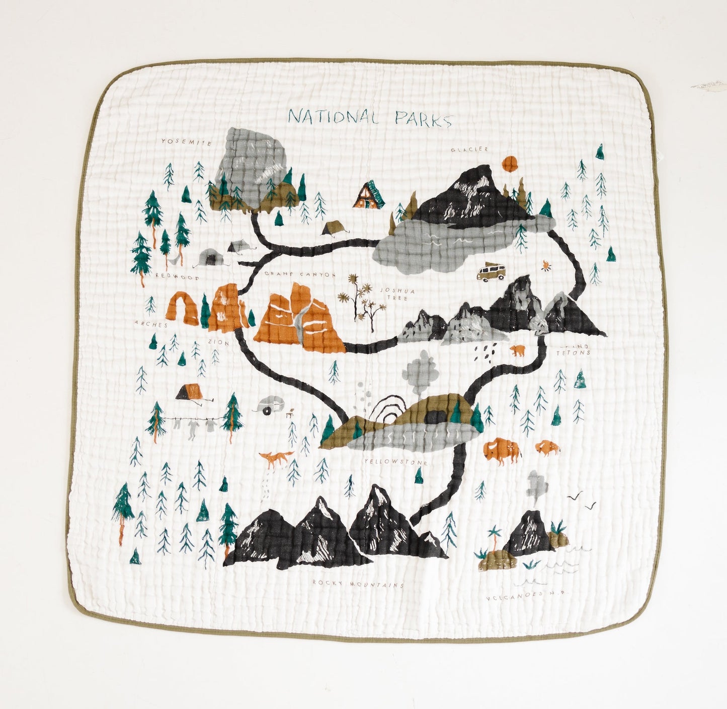 National Parks Baby Quilt