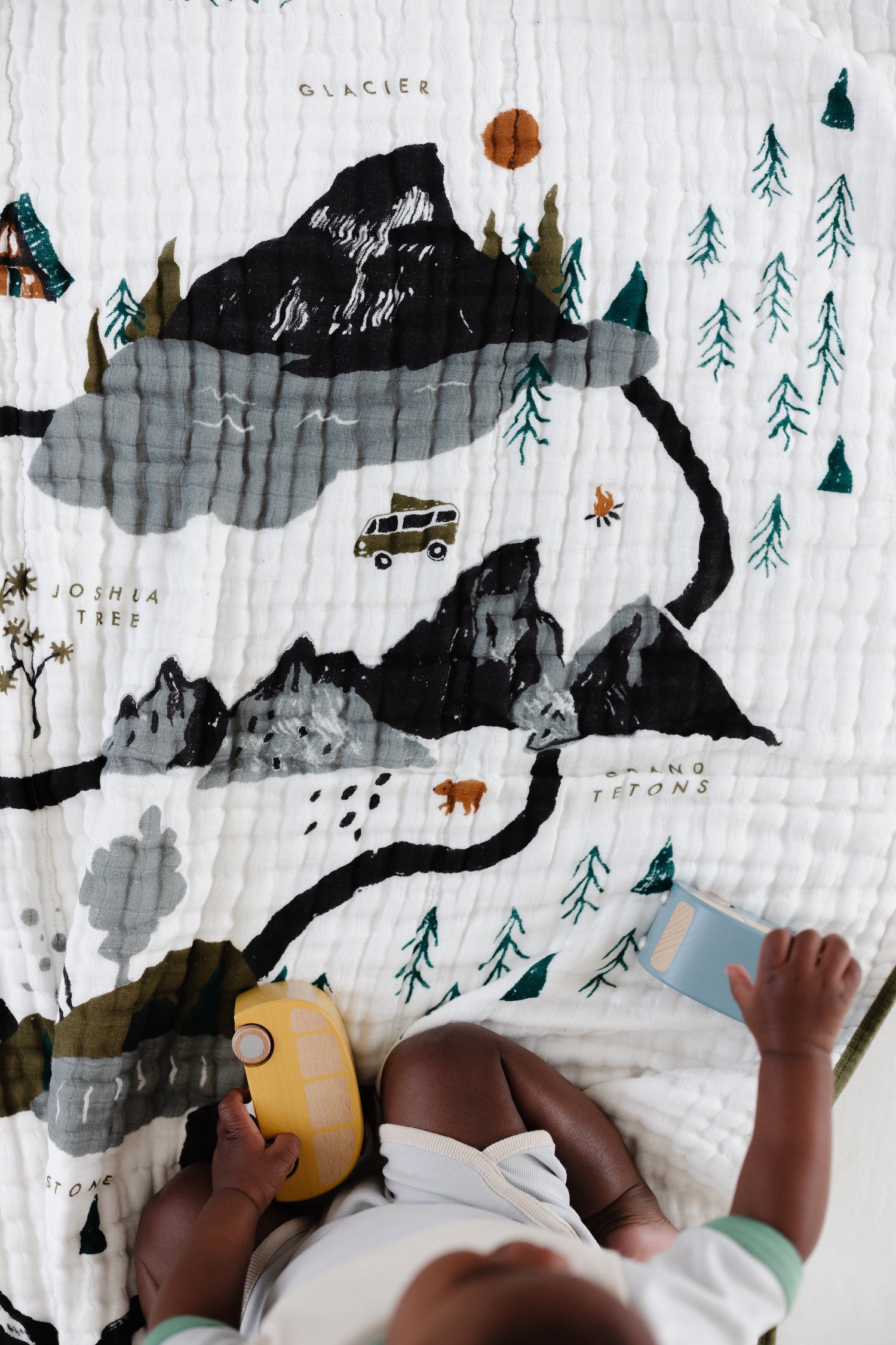 National Parks Baby Quilt