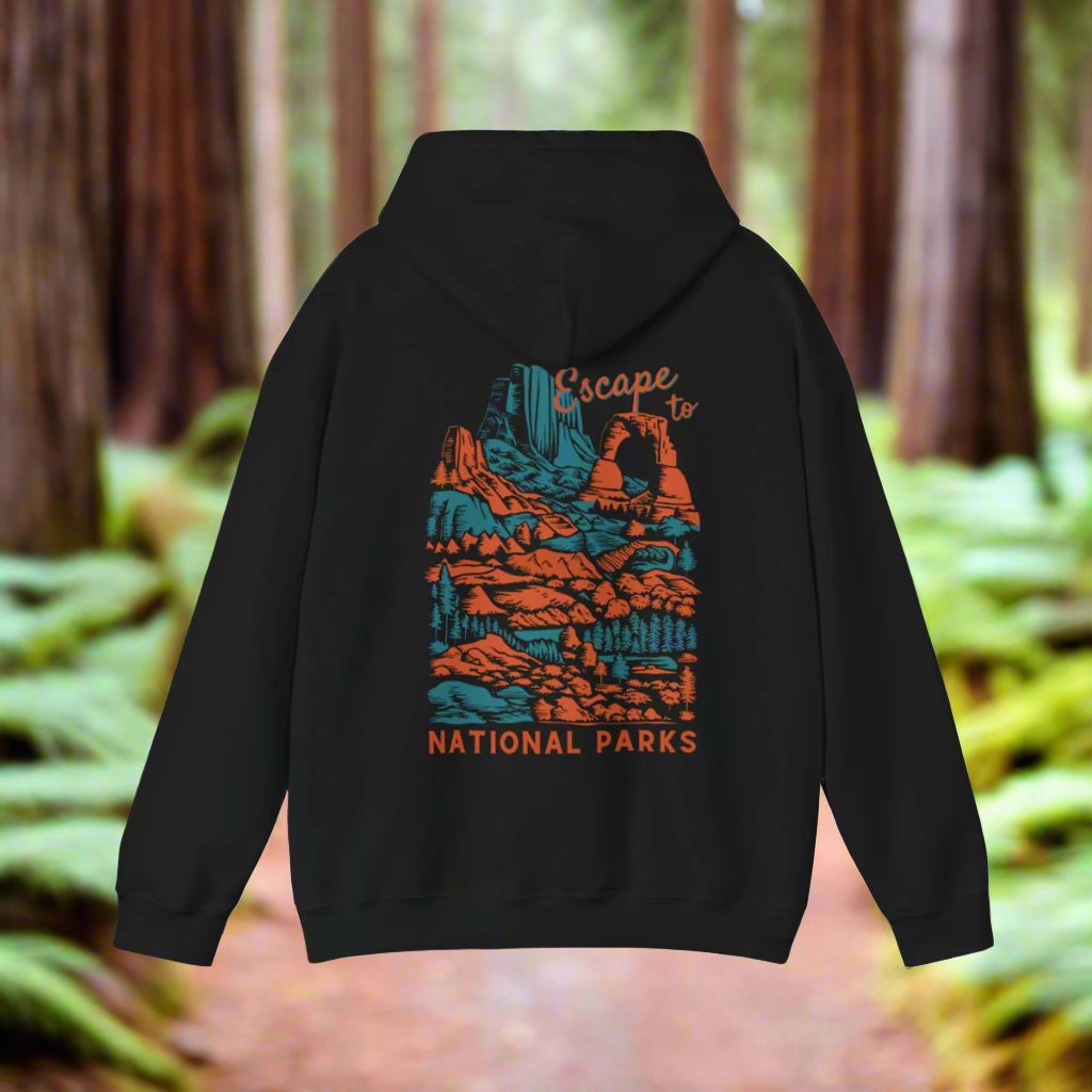 escape to national parks hoodie