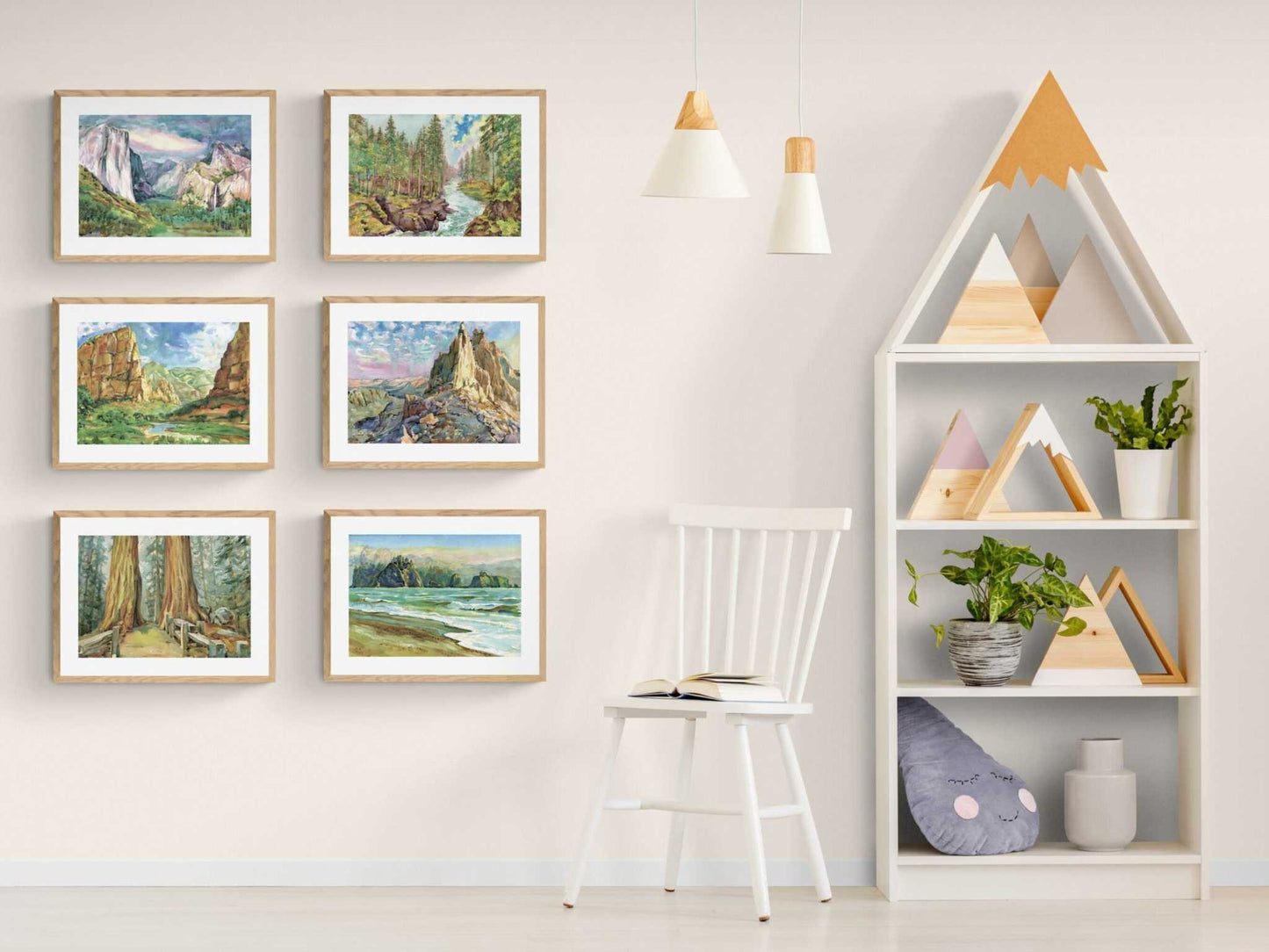 Zion National Park Giclée Art PrintBring the natural breathtaking views of America's National Parks into your home with these giclée prints of original artist watercolor paintings. The subtle and natu