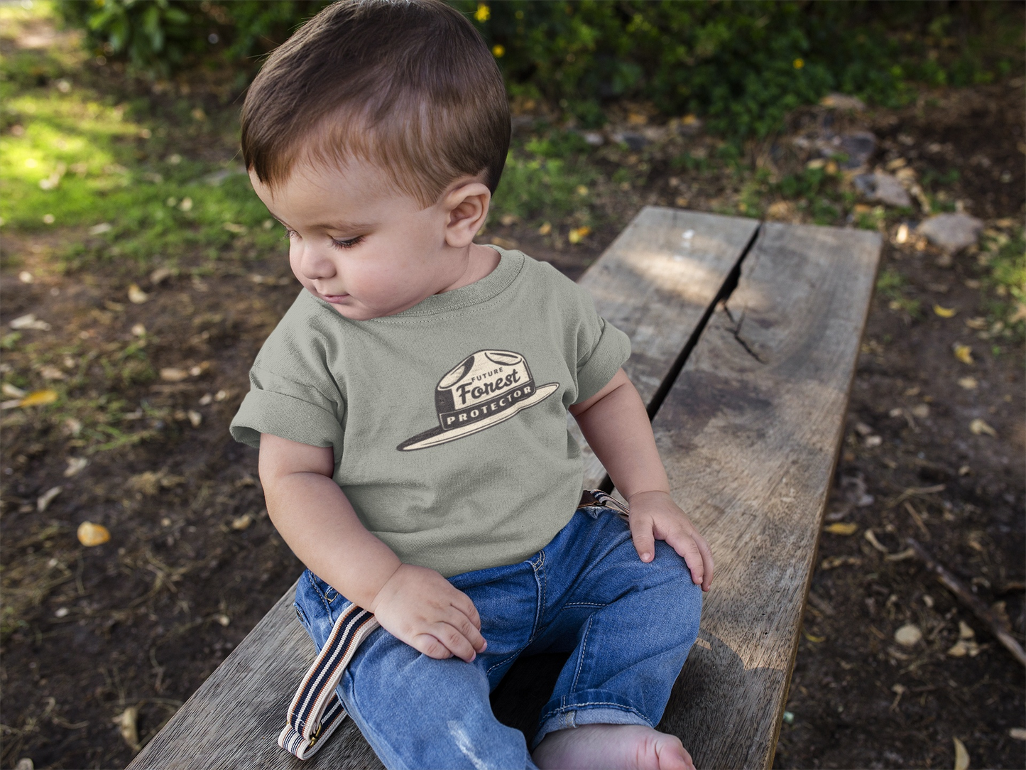 Future Forest Ranger Toddler ShirtInspire those youngins to get outside and become stewards of nature from day one! A great gift for adventure mamas to be :)
- jersey cotton- soft and lightweight
The