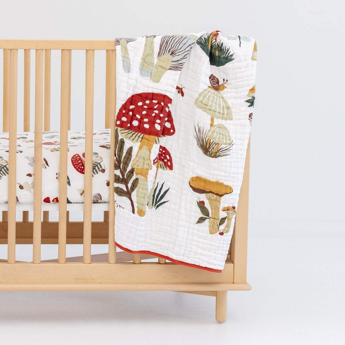 Mushroom Baby Quilt