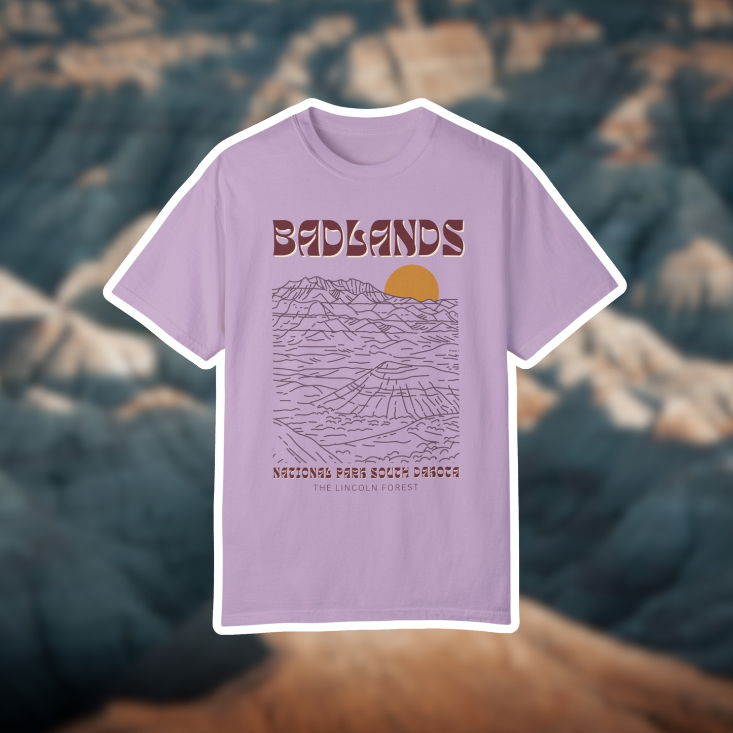 Badlands Sunset National Park Shirt