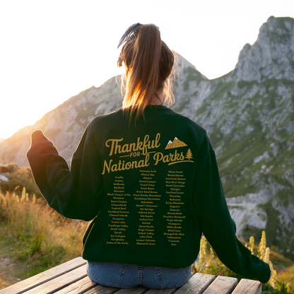 Thankful for National Parks Crewneck