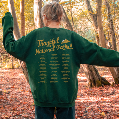 Thankful for National Parks Crewneck