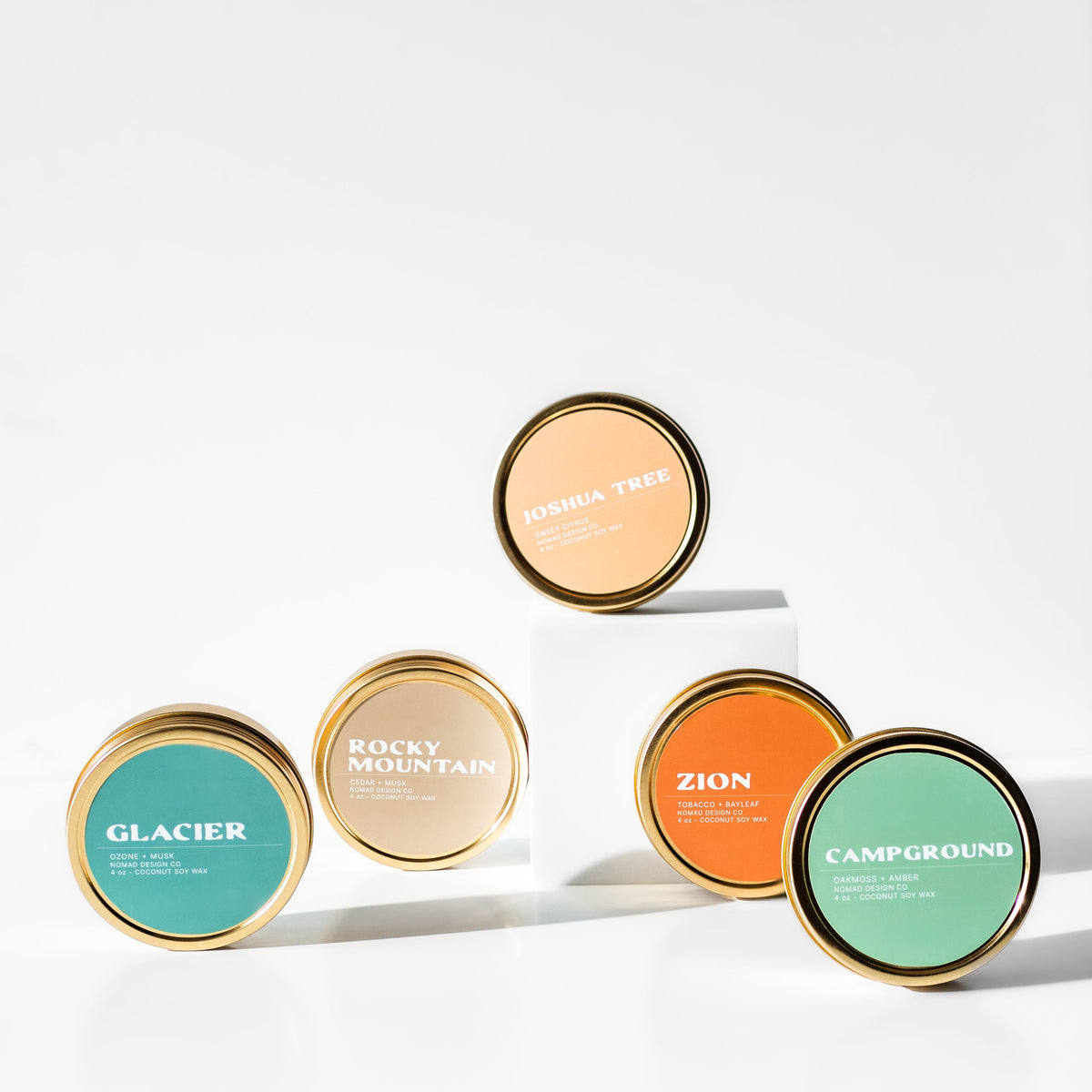 National Park Travel Tin Candle Pack
