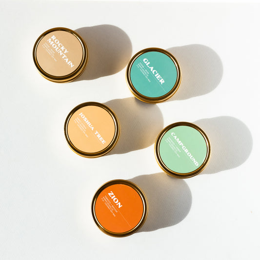 National Park Travel Tin Candle Pack