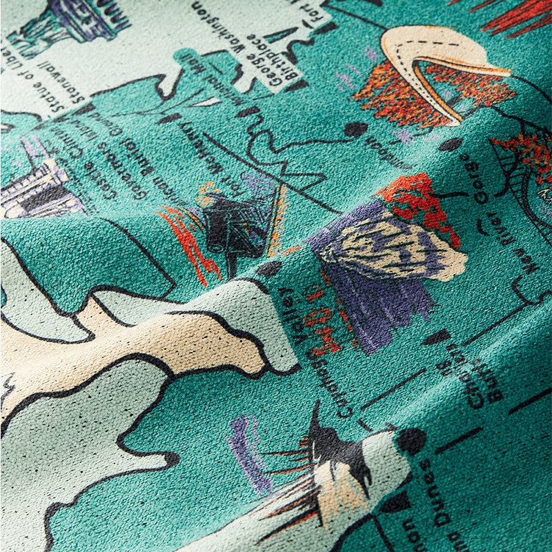 National Parks and Monuments Map Towel by Nomadix